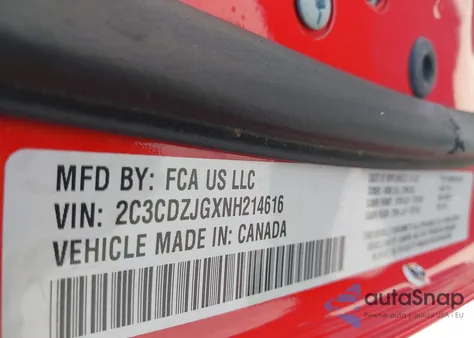 2022 Dodge Challenger Gt z USA, uszkodzony, nr VIN 2C3CDZJGXNH214616